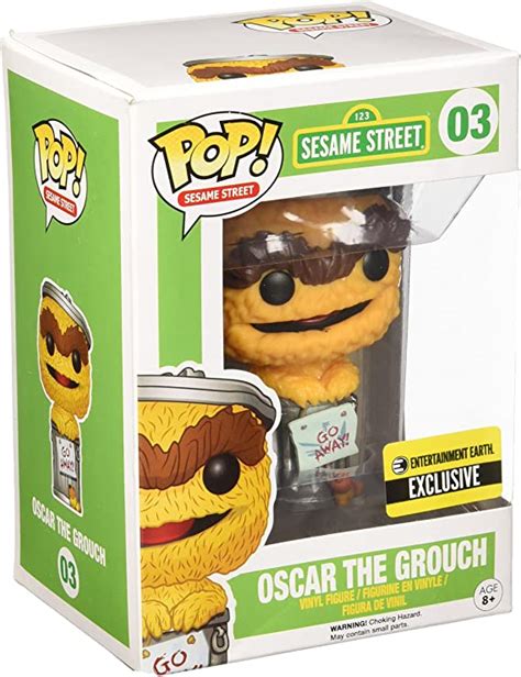 Funko Pop Sesame Street Oscar Orange Debut Ee Exc Funko Pop Ee Exclusive Uk Toys
