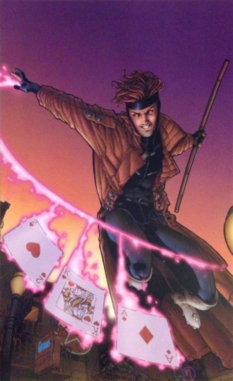 Marvel Comics Gambit Print Georges Jeanty Signed In Inkwell Awardss