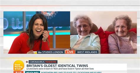 gmb viewers in hysterics as 95 year old twins say secret to long life is plenty of sex daily