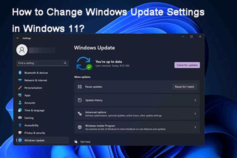 How To Change Windows Update Settings In Windows 11 Minitool