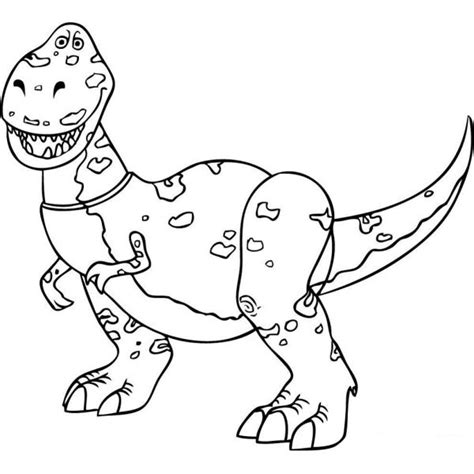 Selezionando una delle immagini lo. Disegno di Rex Dinosauro Toy Story da colorare per bambini ...