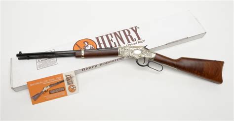 Modern Henry Repeating Arms Co Lever Action Rifle 22 Magnum Cal 20