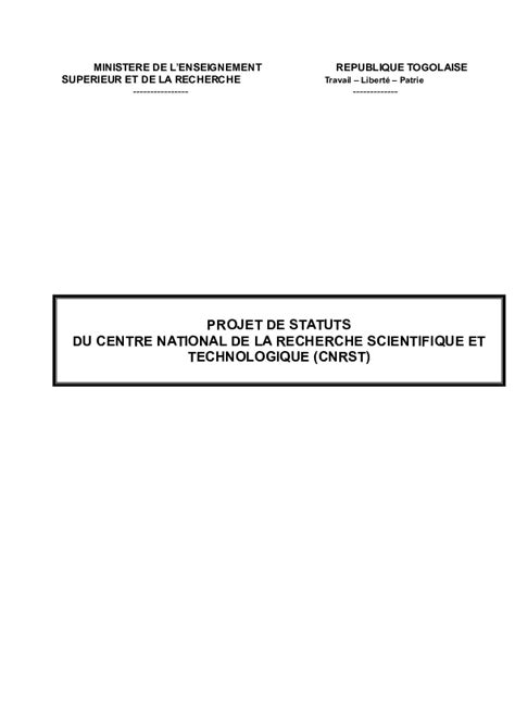 Centre National De La Recherche Scientifique