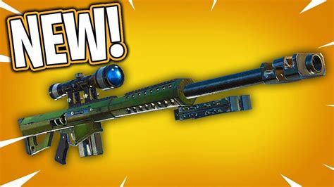 New Heavy Sniper Rifle In Fortnite Youtube