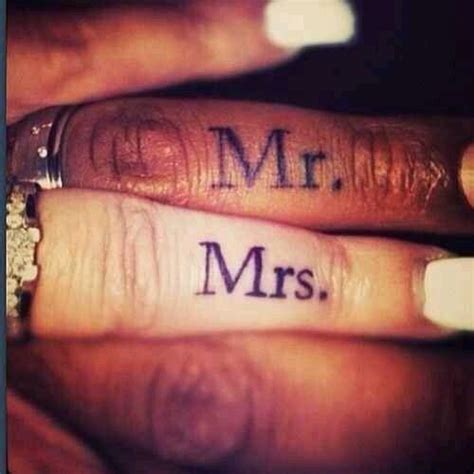 Hubby/wifey tats | Finger tattoo designs, Finger tattoos, Couple tattoos