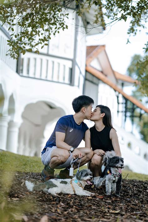 Outdoor Couple With Pets Portrait Photography Singapore 2 Mount Studio