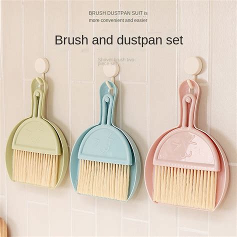 home desktop mini broom keyboard cleaning brush with dustpan small broom set creative cute multi