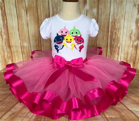 Baby Shark Birthday Outfit Baby Shark Tutu Set Baby Shark Little