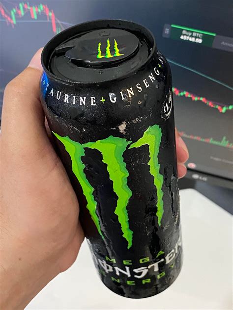 Aesthetic Resealable Top Of Monster Import R Energydrinks