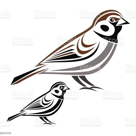 House Sparrow Stock Illustration Download Image Now 2015 Animal