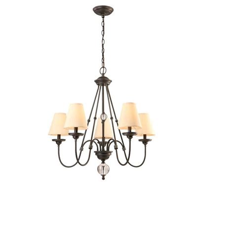 I completely love this sectional. Hampton Bay Bienville Collection 5-Light Bronze Chandelier ...