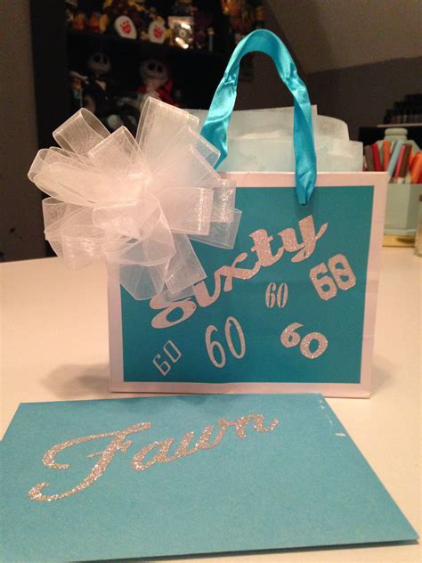 Check out our quarantine gift bags selection for the very best in unique or custom, handmade pieces from our shops. 60th Birthday gift bag | 60th birthday gifts, Birthday ...