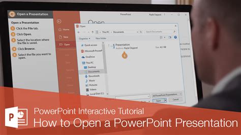 How To Open A Powerpoint Presentation Customguide View A
