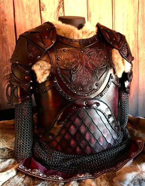 The Odinson Larp Leather Armour Full Set