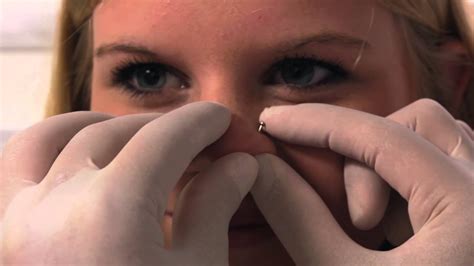 Nose Piercing Getting Your Nose Pierced At Blue Banana Youtube