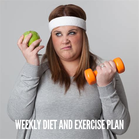 Weekly Diet And Exercise Plan Sinyaliti