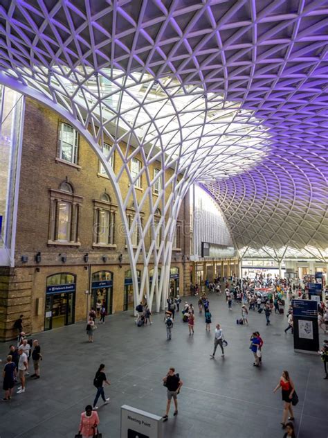 Interior Of The Kings Cross Train Station In London