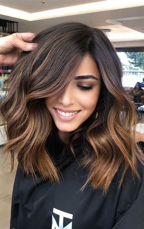 It's less brown and more… colorful! Short Brown Hair with Highlights