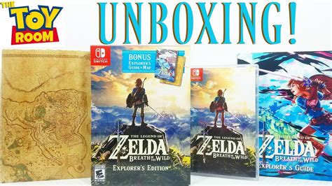 The Legend Of Zelda Breath Of The Wild Explorers Edition Unboxing