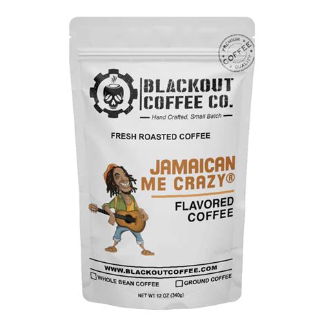 Blackout Coffee Co Jamaica Me Crazy® Flavored Coffee 12 Oz Bag