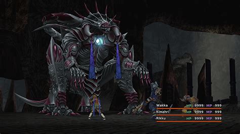 Its strength is determined by the number of blue seals the player has collected, being stronger the greater this number is, resulting in a total of eight variations of the boss (which come from of the permutations of red and blue seals). Final Fantasy X Side Quest: Omega Ruins - Jegged.com