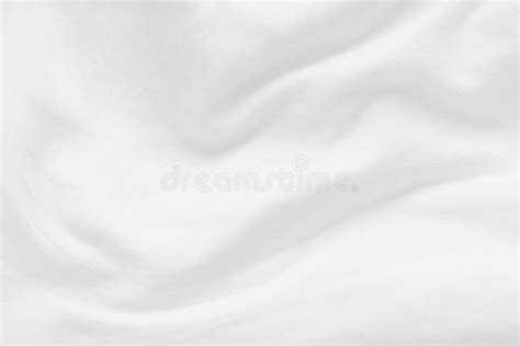 White Cloth Background Abstract Fabric Is Wrinkled And Sofe Wave Stock
