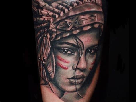 Native American Tattoo By Henrique Limited Availability At Salvation