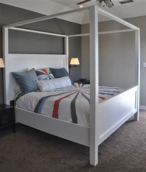 Four poster and canopy beds. Sleep in Absolute Luxury with these 23 Gorgeous DIY Bed ...