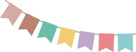 Bunting Vector Image Royalty Free Party Banner Vector Png Clipart
