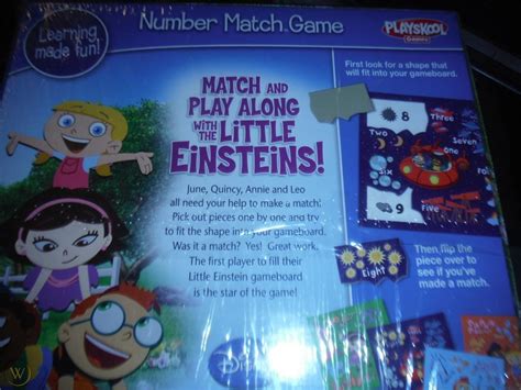 New Disney Little Einsteins Number Match Game Playskool Learning