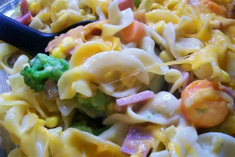 The house will smell great when you get home. Leftover Ham Casserole | AllFreeCasseroleRecipes.com
