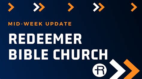 Redeemer Bible Church Mid Week Update For June 17 2020 Youtube