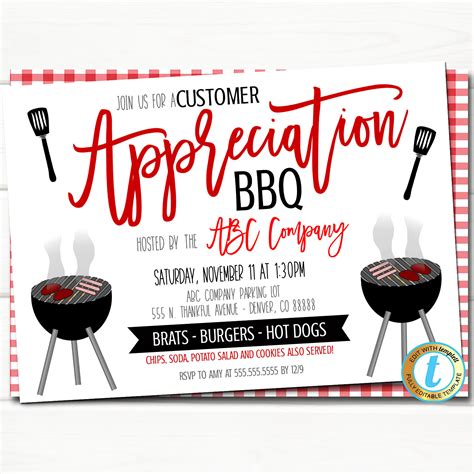 Southern Barbeque Invitations