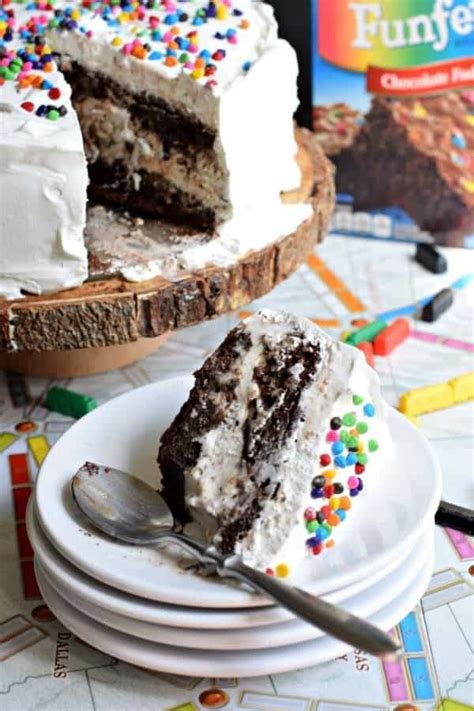 Cookies And Cream Brownie Ice Cream Cake Shugary Sweets