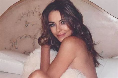 Liz Hurley Poses Naked With A Fur Throw As Fans Go Wild For