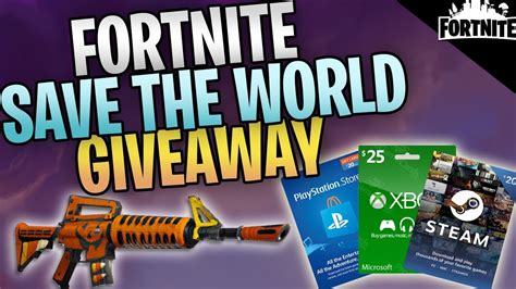 Google play gift card generator is simple online utility tool by using you can create n number of google play gift voucher codes for amount $5, $25 and $100. Fortnite - Save The World 60k Giveaway (Gravediggers, Gift ...