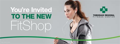You're Invited to the New FitShop! | Thibodaux Regional Fitness Center