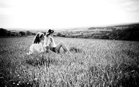 wallpaper sunlight women outdoors field flower photograph black and white monochrome