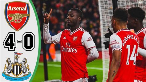 Arsenal Vs Newcastle United 4 0 Goals And Full Highlights 2020