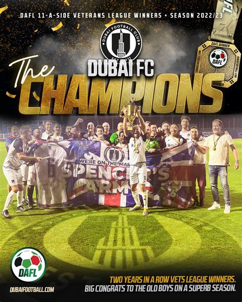 Congratulations To Dubai Dubai Amateur Football League