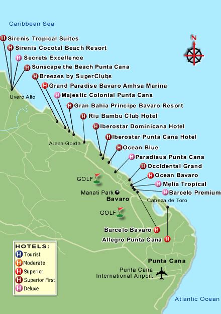 35 Punta Cana Resort Map Maps Database Source