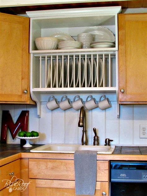Check out our dish drying rack selection for the very best in unique or custom, handmade pieces from our shops. Remodelaholic | 25 Clever Kitchen Storage Ideas!