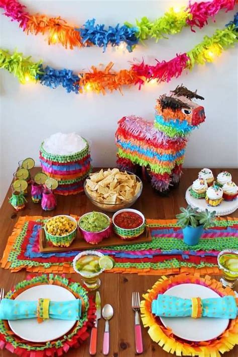 Como Decorar Una Fiesta Mexicana Fiesta Birthday Party Mexican Birthday Fiesta Theme Party