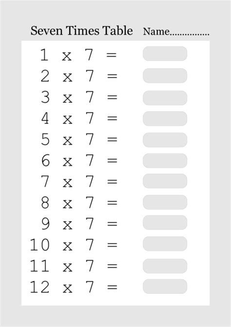 Below we've highlighted the patterns for each of the times tables and provided. Printable times tables from 1 to 12? | what answered