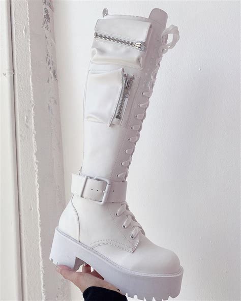 Dolls Kill On Instagram The Polar Obsidian Pocket Combat Boot Only