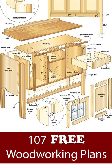 Free Woodworking Plans | Printable woodworking plans, Woodworking plans