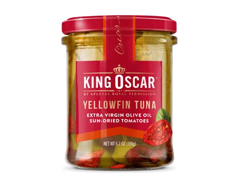 Yellowfin Tuna In Evoo With Sun Dried Tomatoes King Oscar