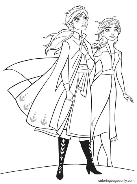 Frozen Coloring Pages Elsa And Anna Coloring Coloring My Xxx Hot Girl