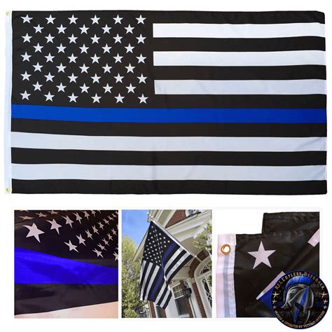 American Thin Blue Line Police Flag Relentless Defender Apparel
