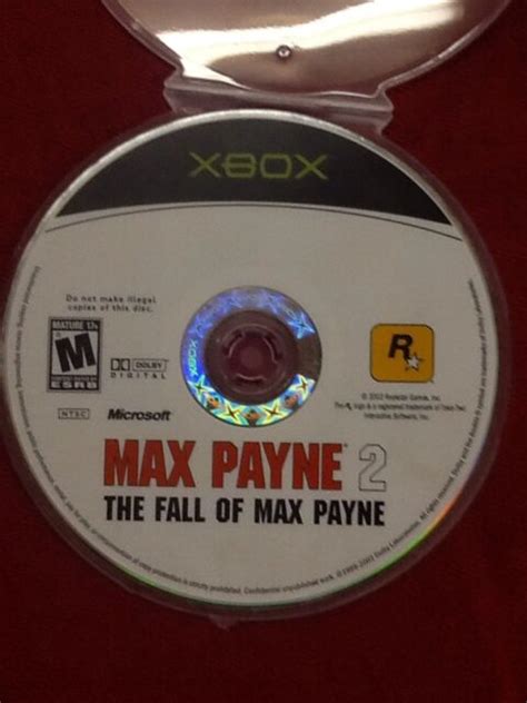 Max Payne 2 Ii The Fall Of Max Payne Xbox Game Disc Only Ebay